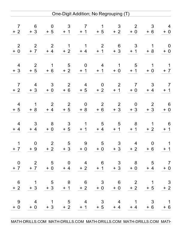 first-grade-single-digit-addition-worksheets-worksheetsday