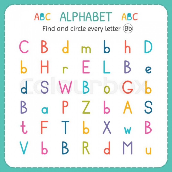 Find Letter B B Worksheet