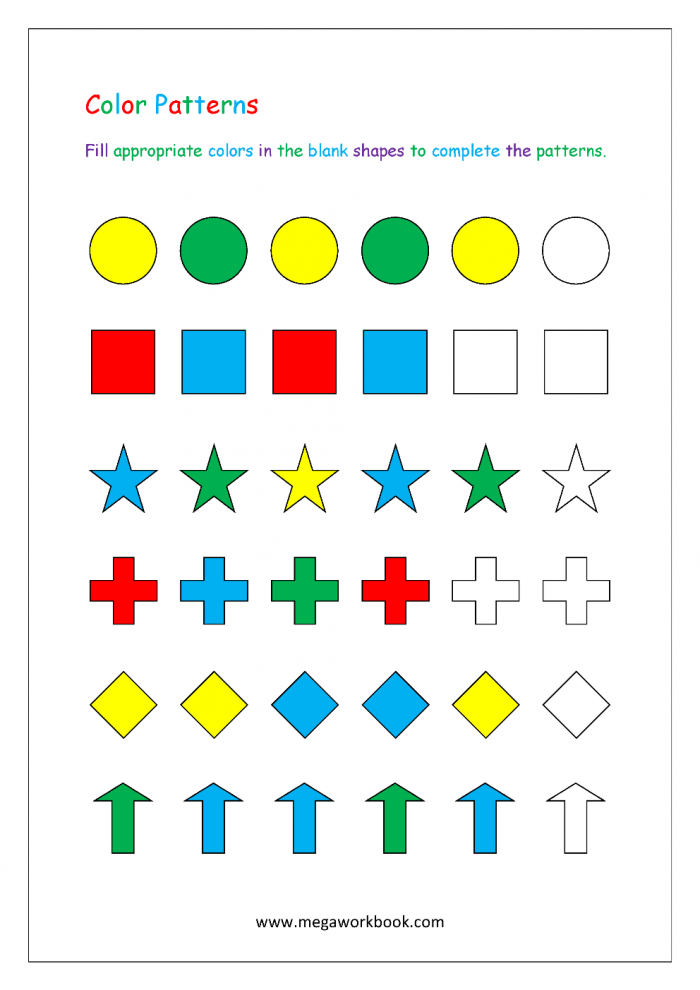 kindergarten-pattern-worksheet